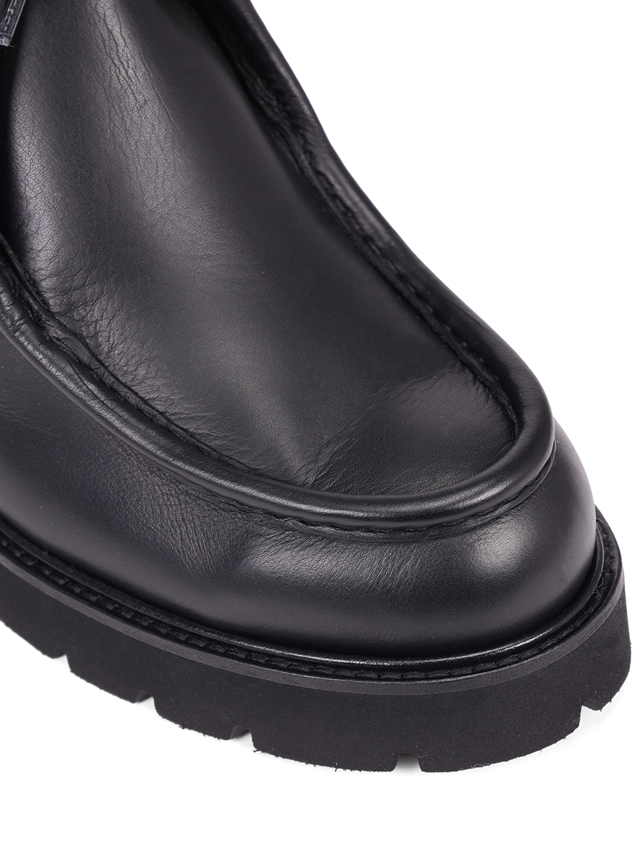 Ботинки кожаные на меху