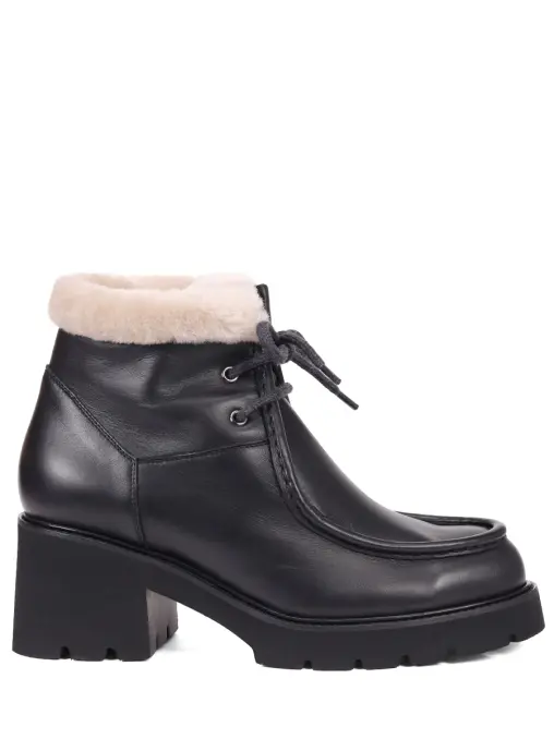 Ботинки кожаные на меху DOUCAL`S