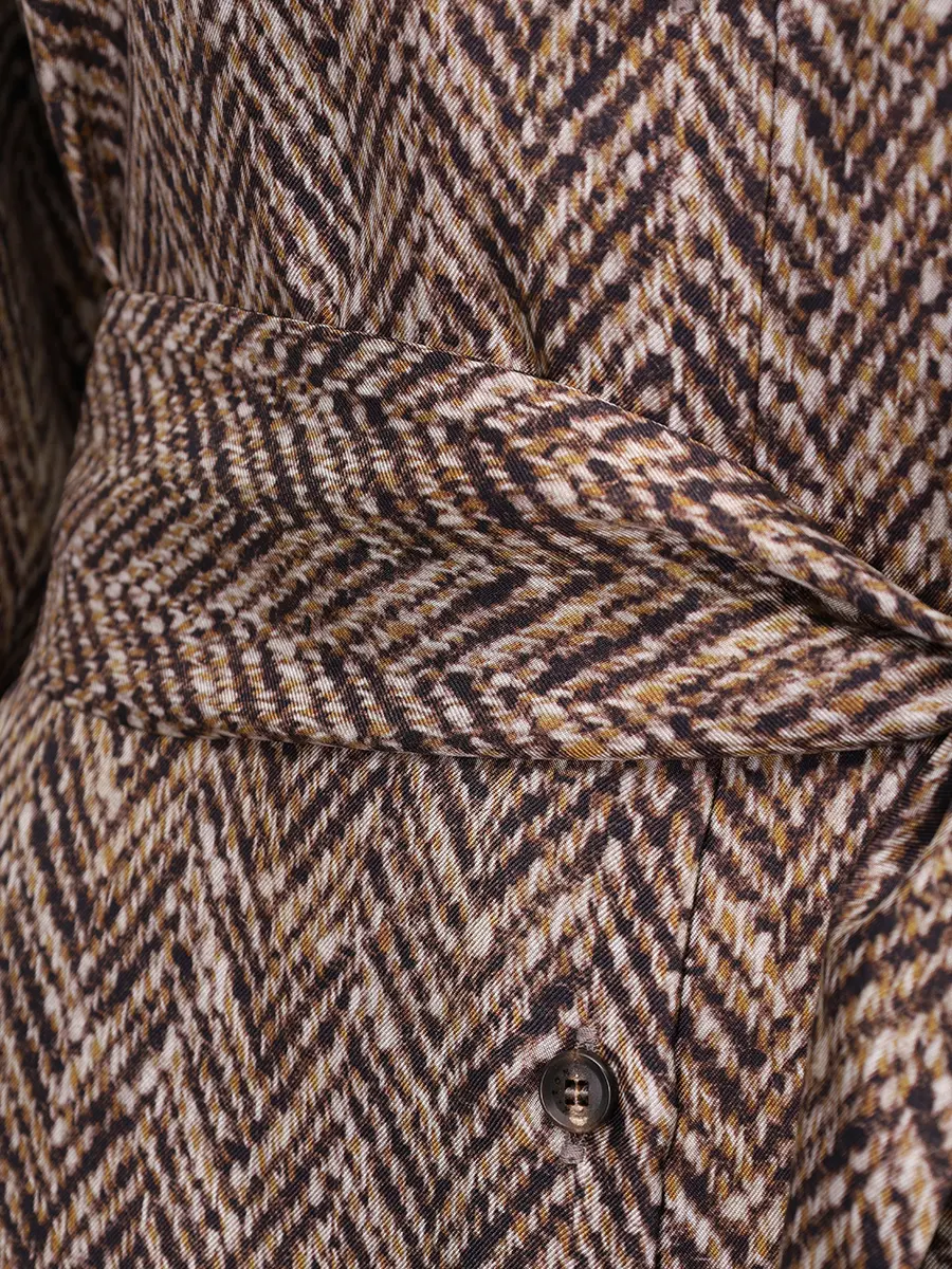 Платье шелковое