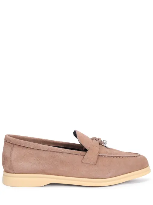 Лоферы замшевые на байке ALDO BRUE`