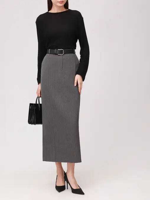 Лонгслив из вискозы и шерсти LOULOU DE SAISON