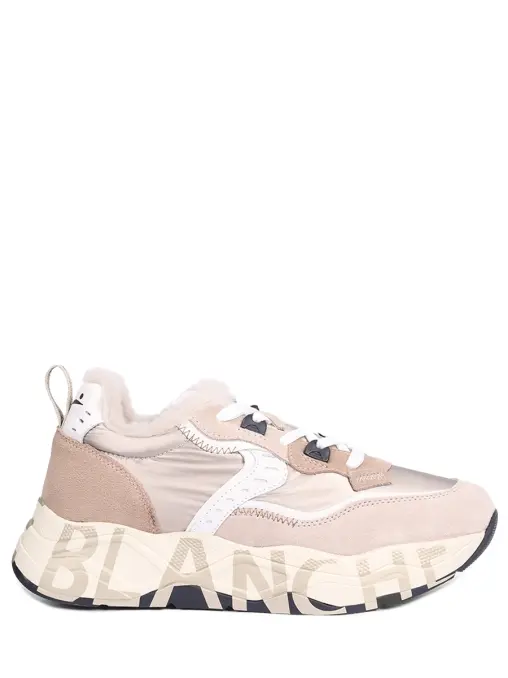 Кроссовки комбинированные на меху VOILE BLANCHE