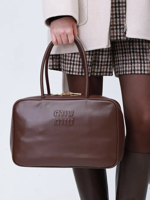 Сумка кожаная Beau MIU MIU