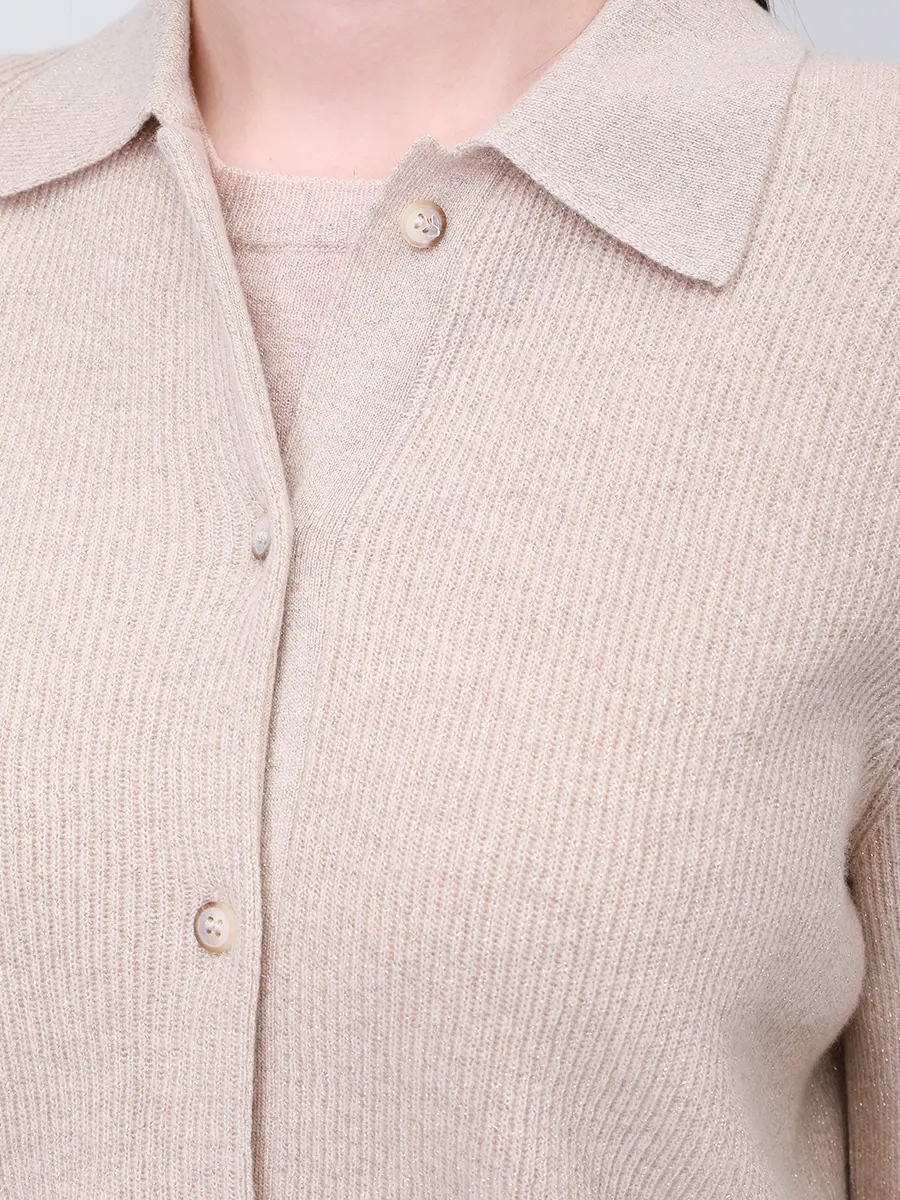 Комплект кардиган и топ