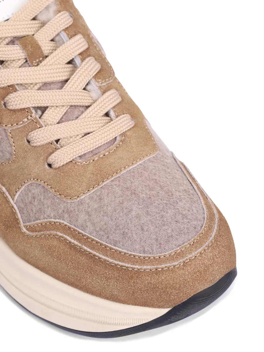 Кроссовки комбинированные на меху