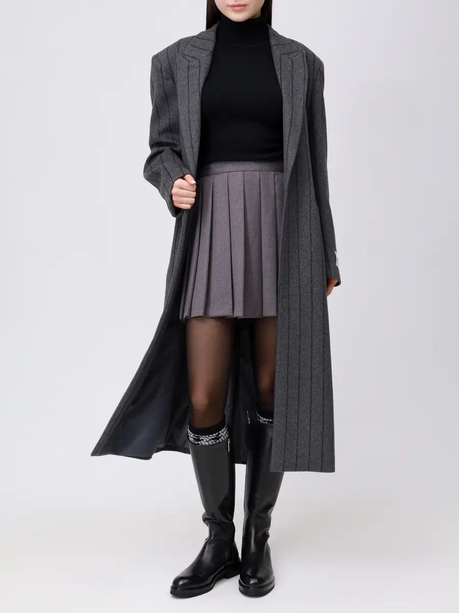 Юбка однотонная