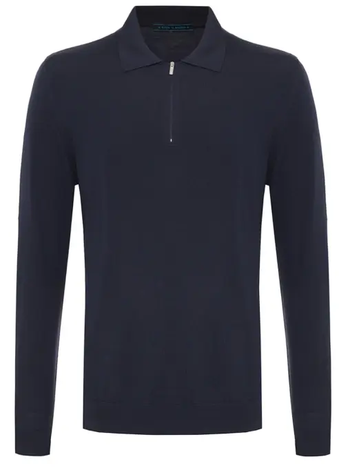 Поло шерстяное KITON