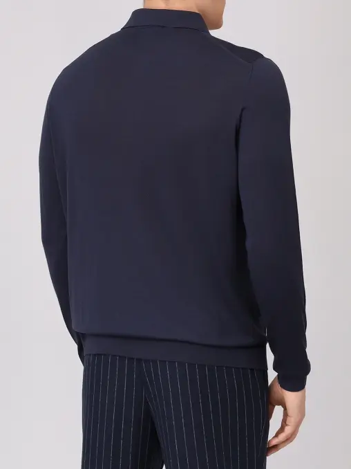 Поло шерстяное KITON