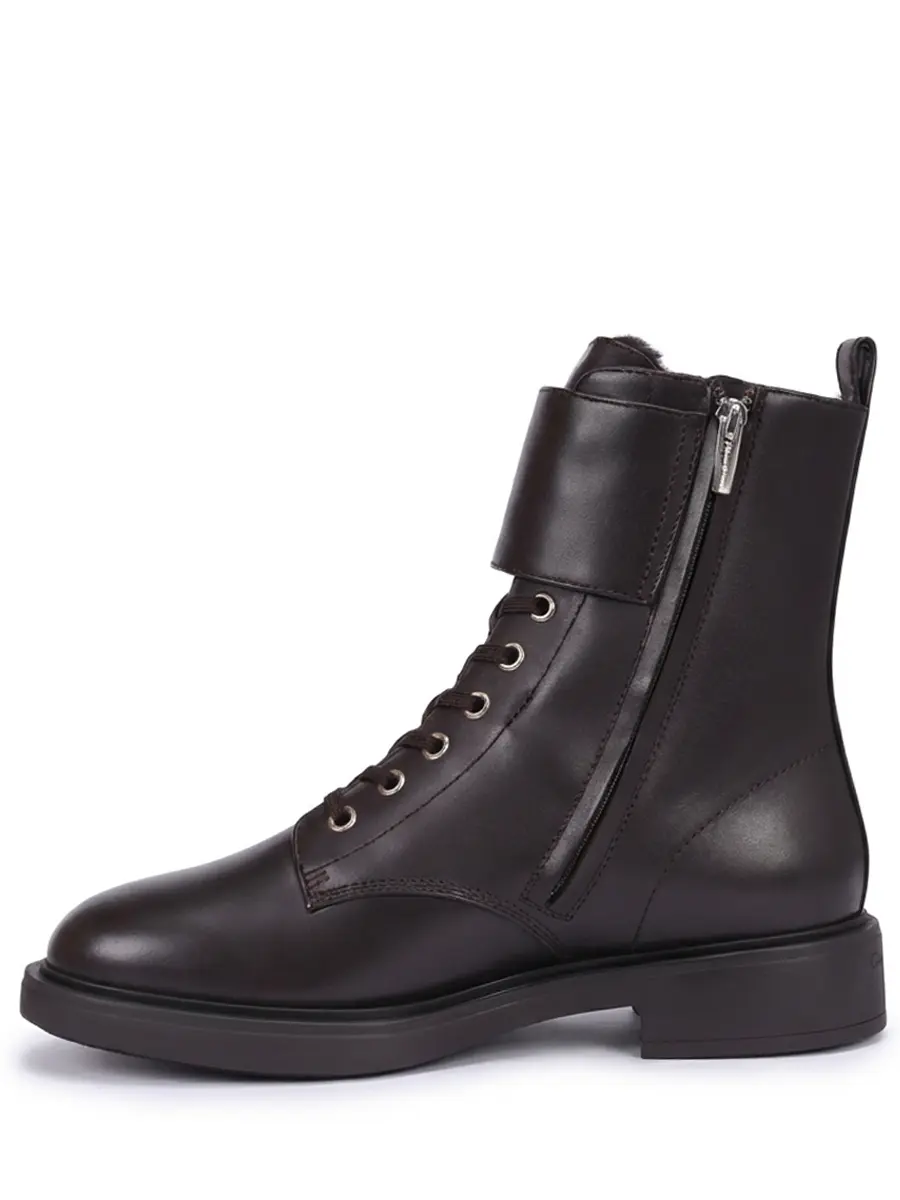 Ботинки кожаные на меху