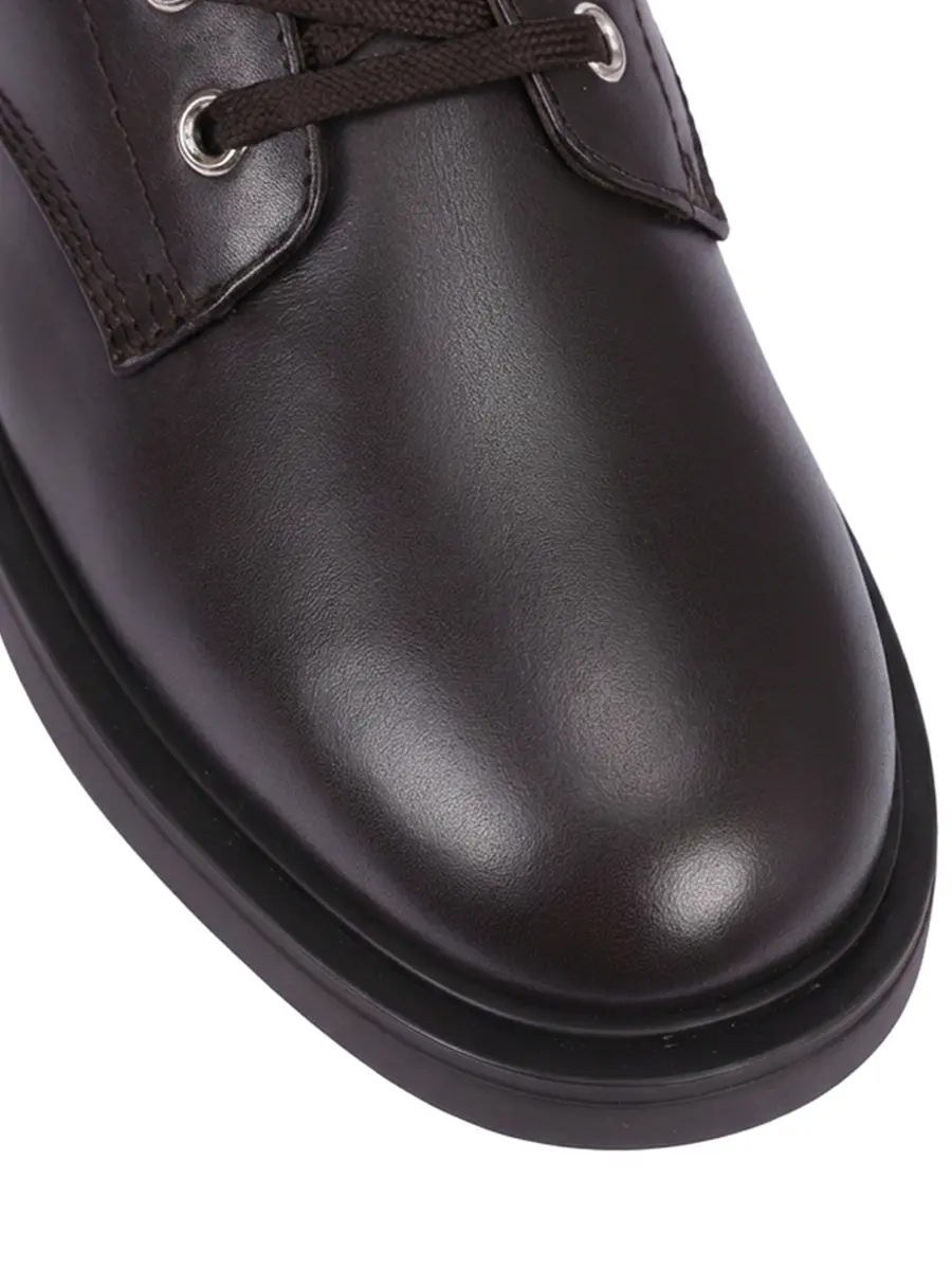 Ботинки кожаные на меху