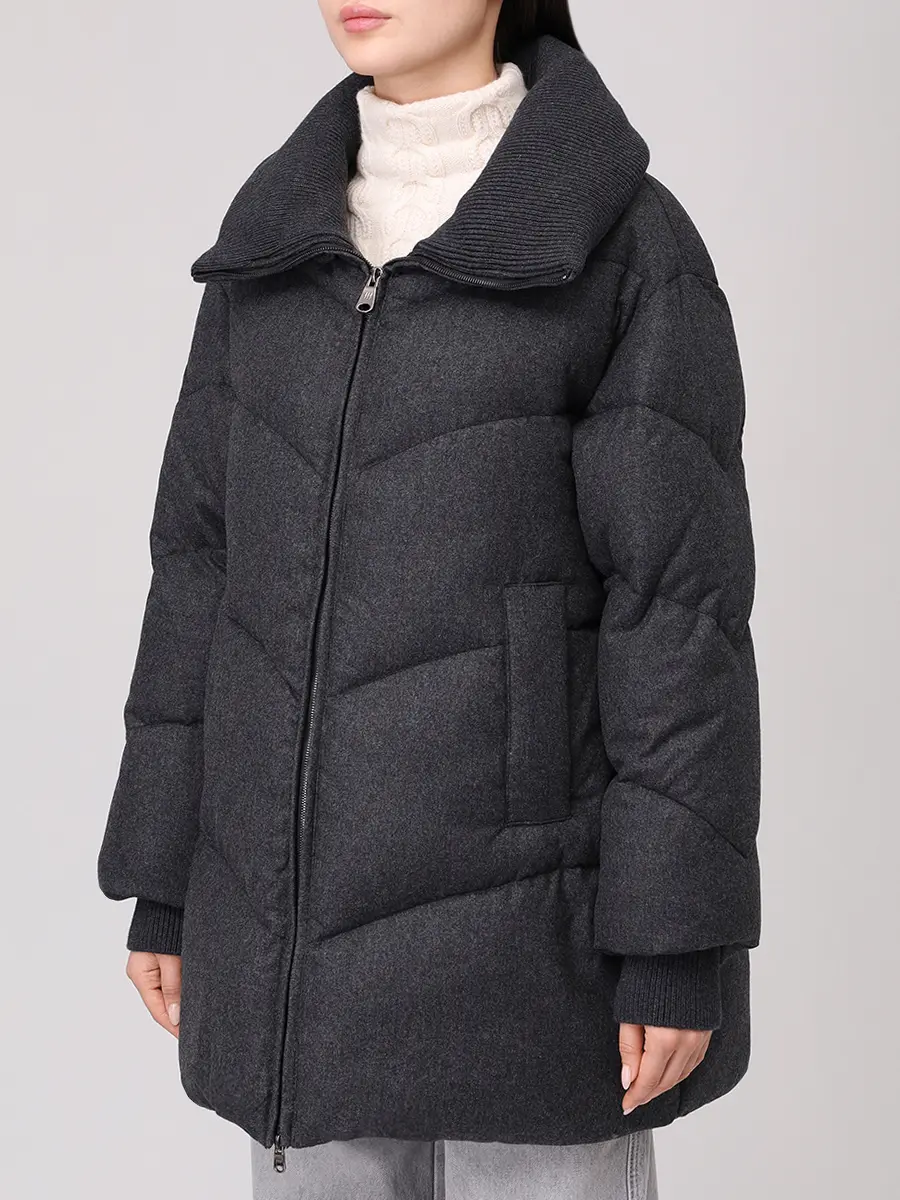 Пуховик стеганый