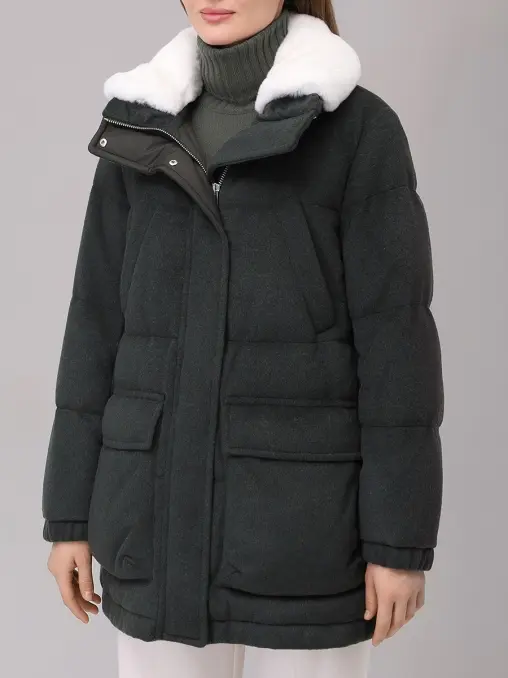 Пуховик кашемировый KITON