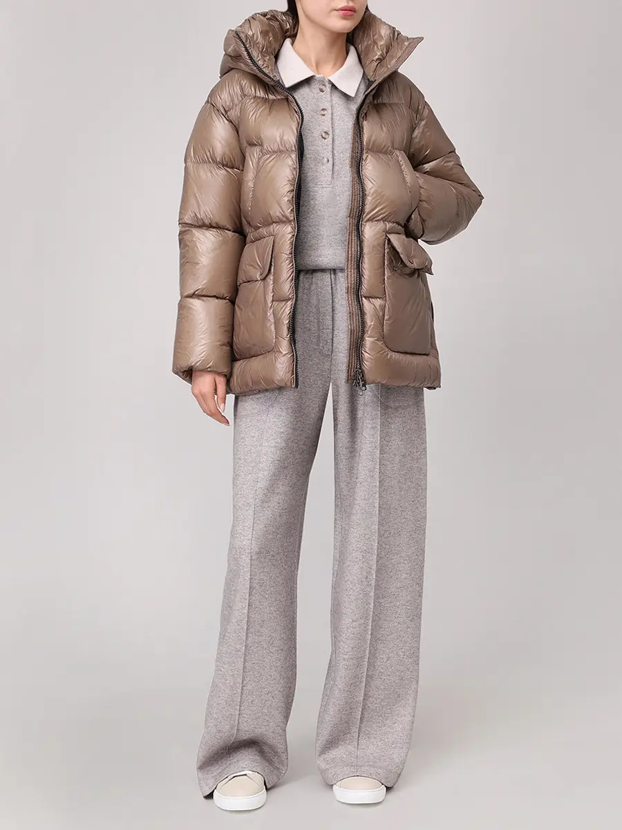 Пуховик стеганый