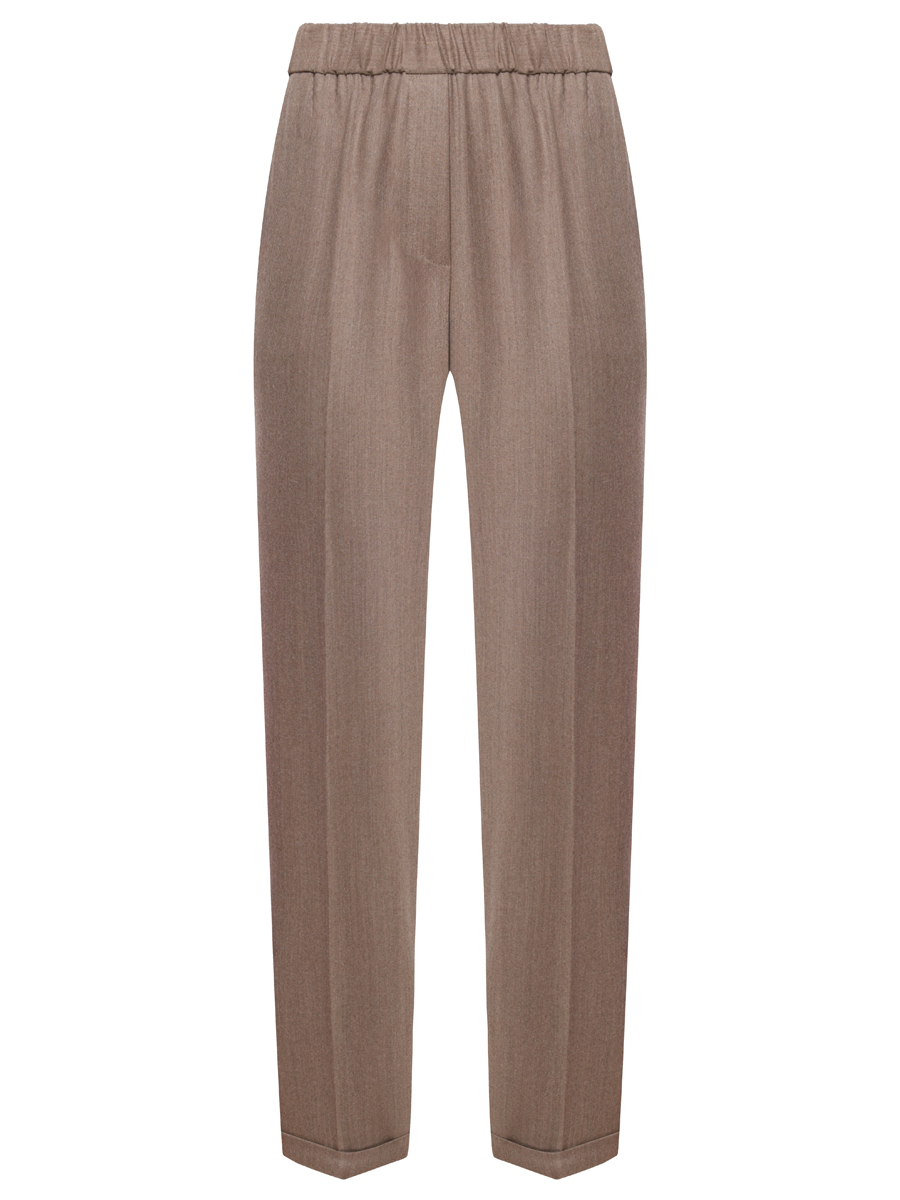 Брюки из шерсти и вискозы