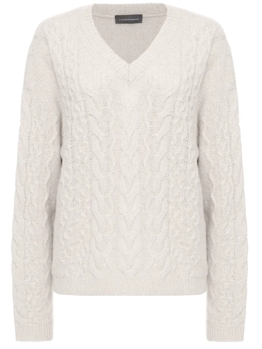 Пуловер шерстяной