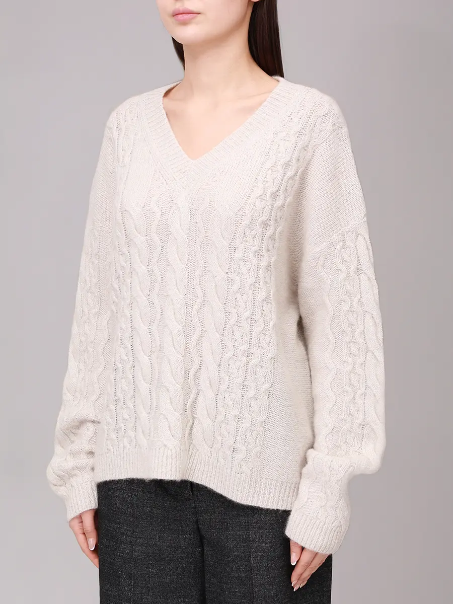 Пуловер шерстяной