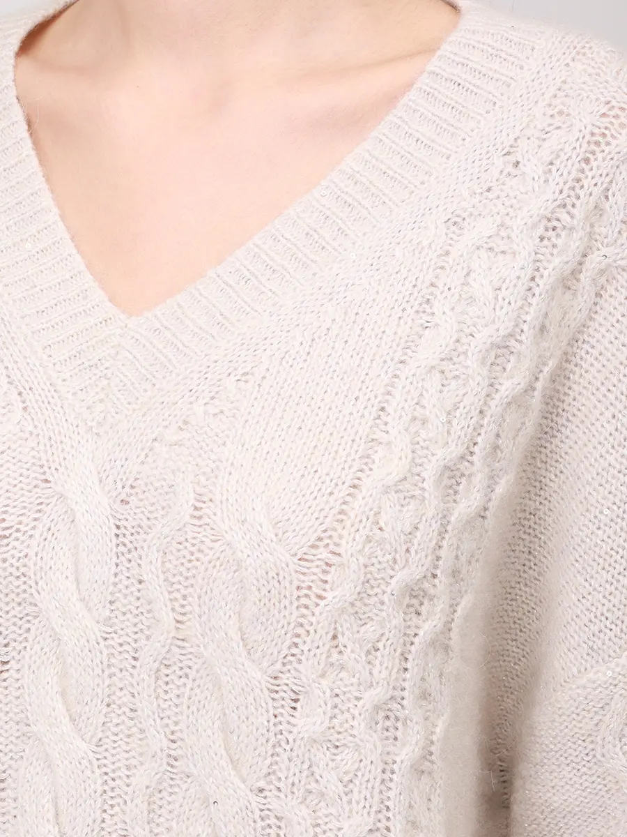 Пуловер шерстяной