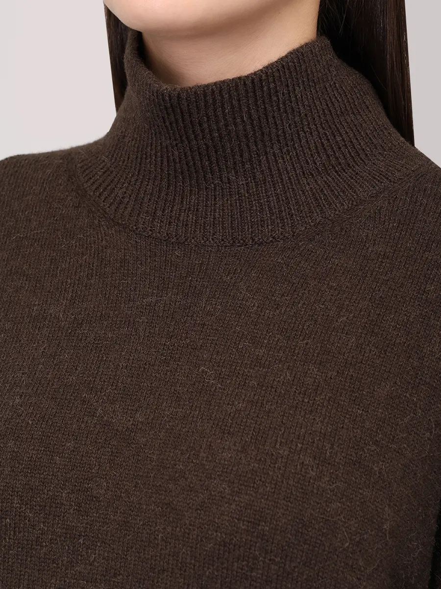 Свитер из шерсти альпака