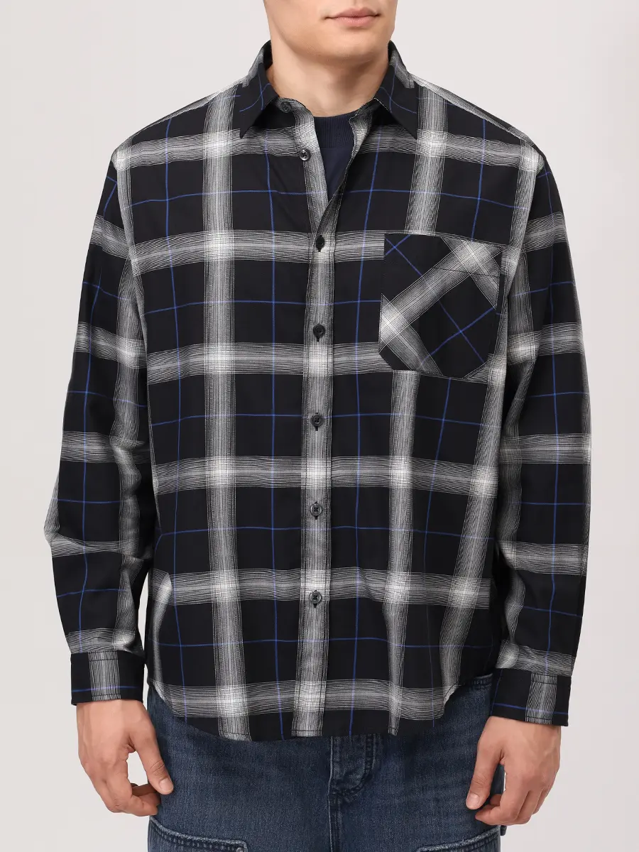 Рубашка Regular Fit хлопковая