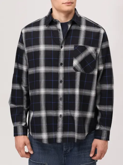 Рубашка Regular Fit хлопковая HUGO