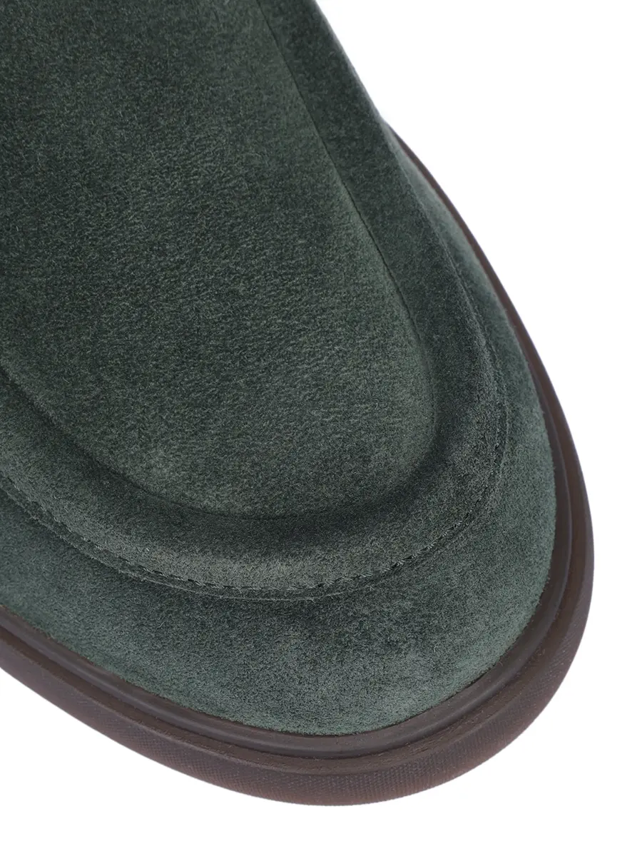 Дерби замшевые