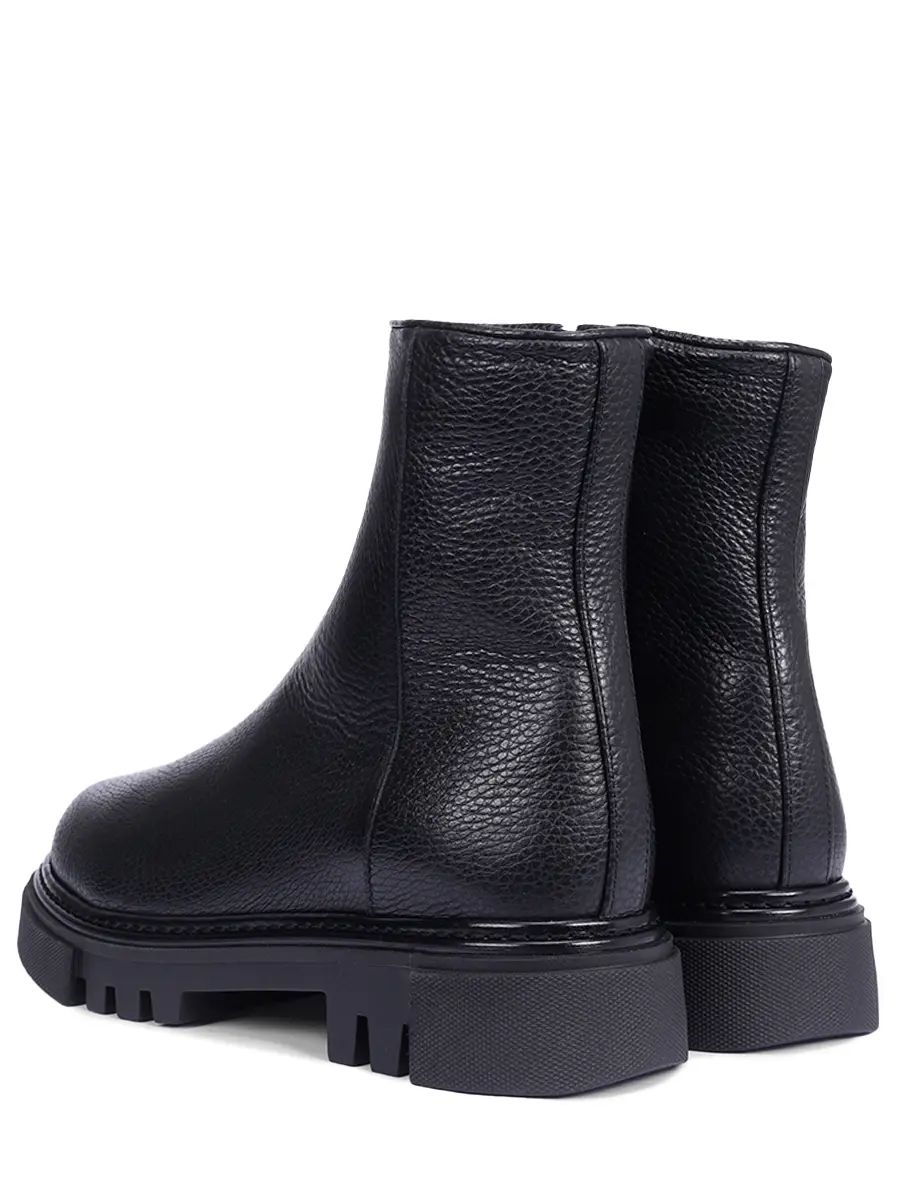 Ботинки кожаные на меху