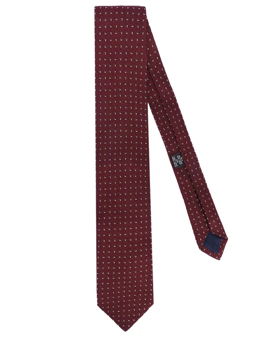 Галстук из шелка и шерсти