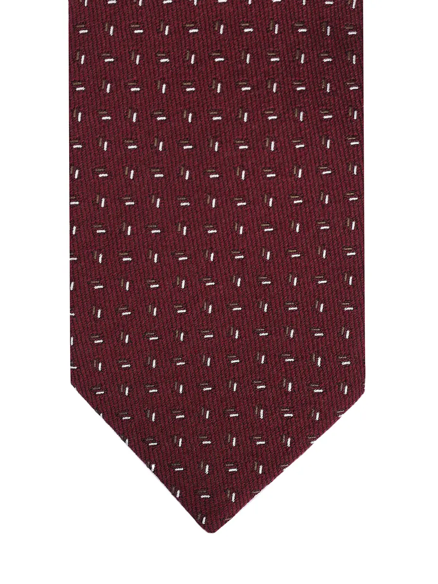 Галстук из шелка и шерсти