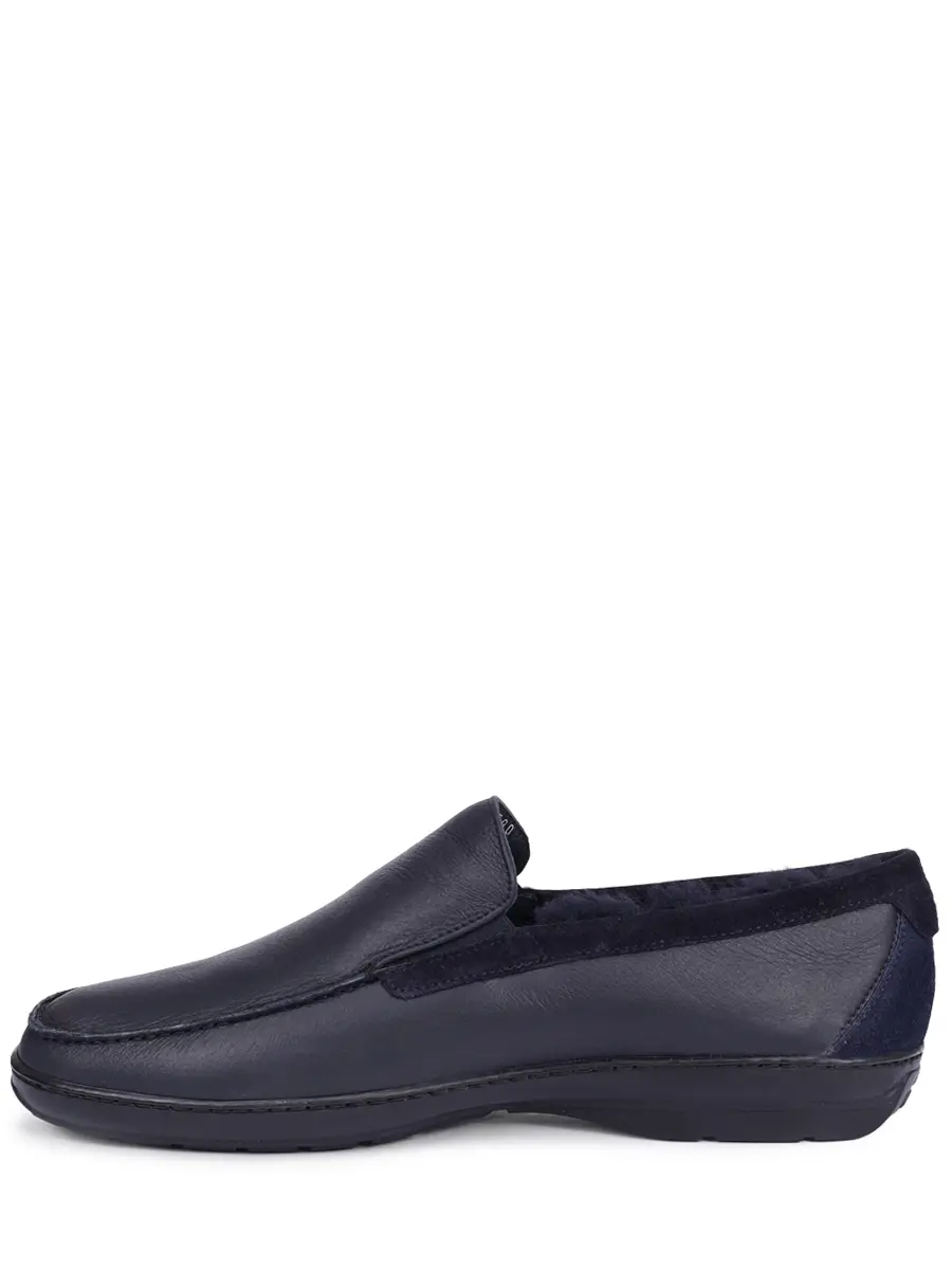 Лоферы кожаные на меху