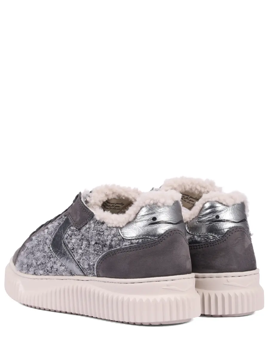 Кеды комбинированные на меху