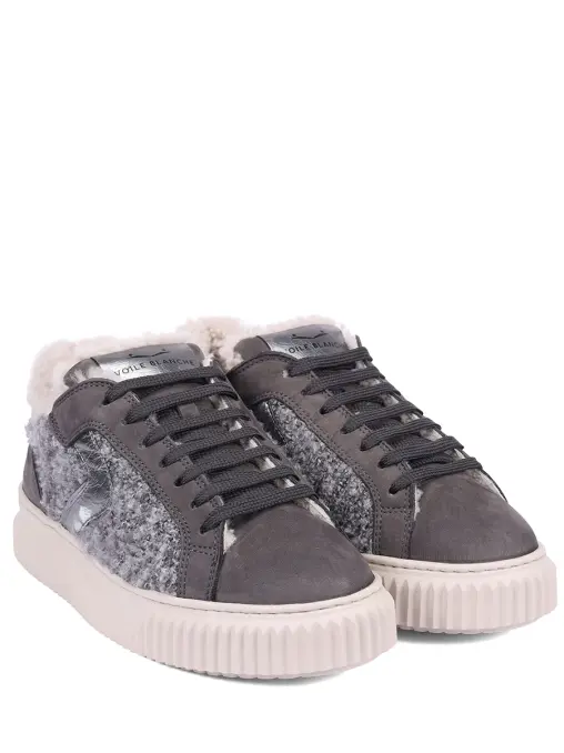 Кеды комбинированные на меху VOILE BLANCHE