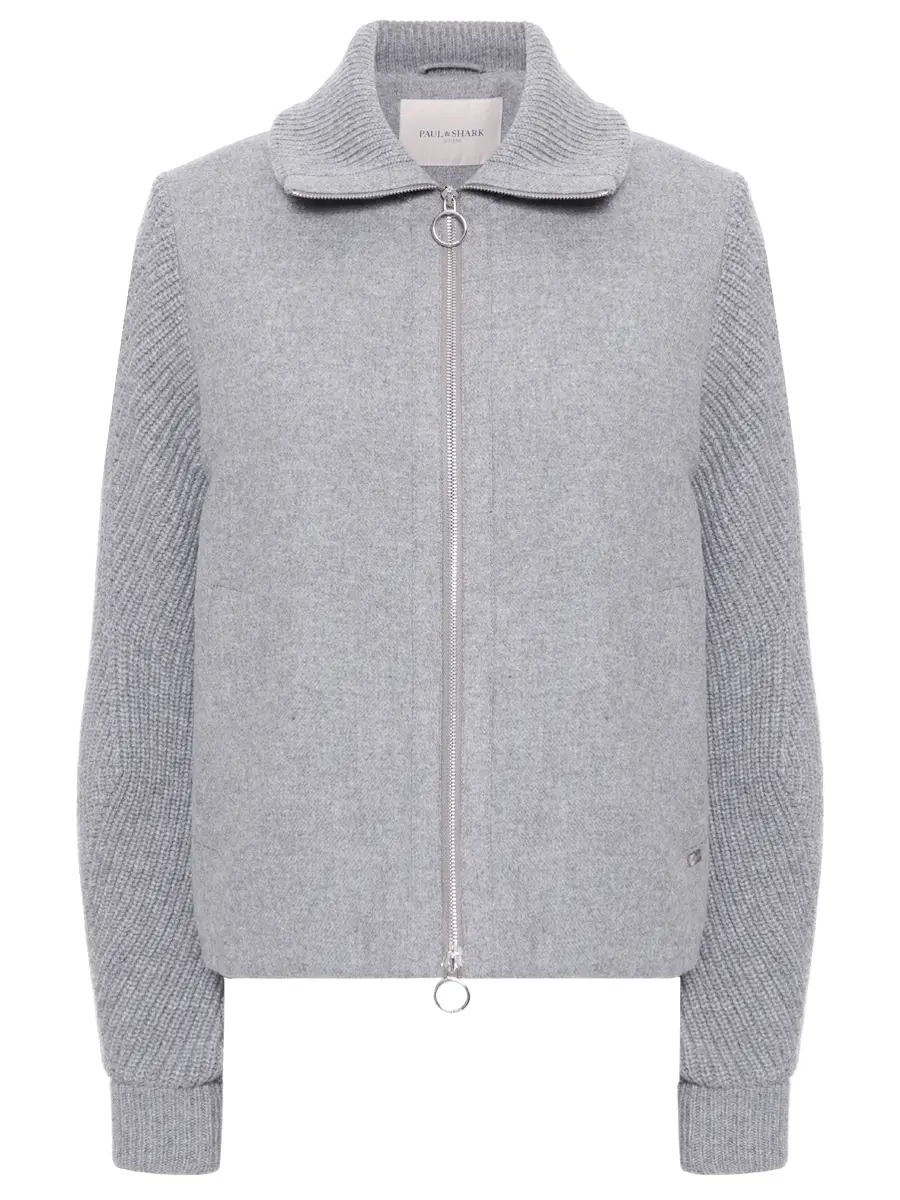 Пуховик однотонный