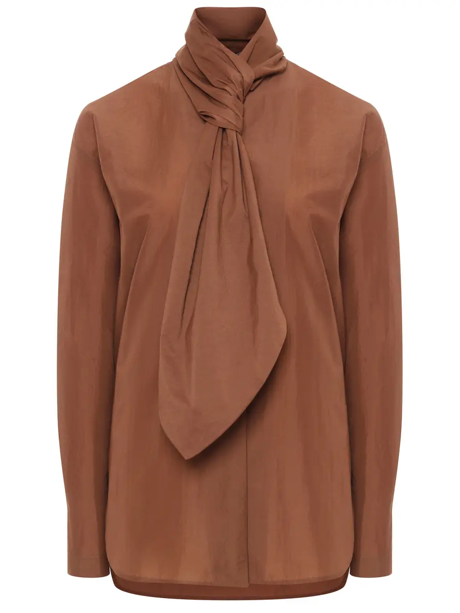 Блуза однотонная