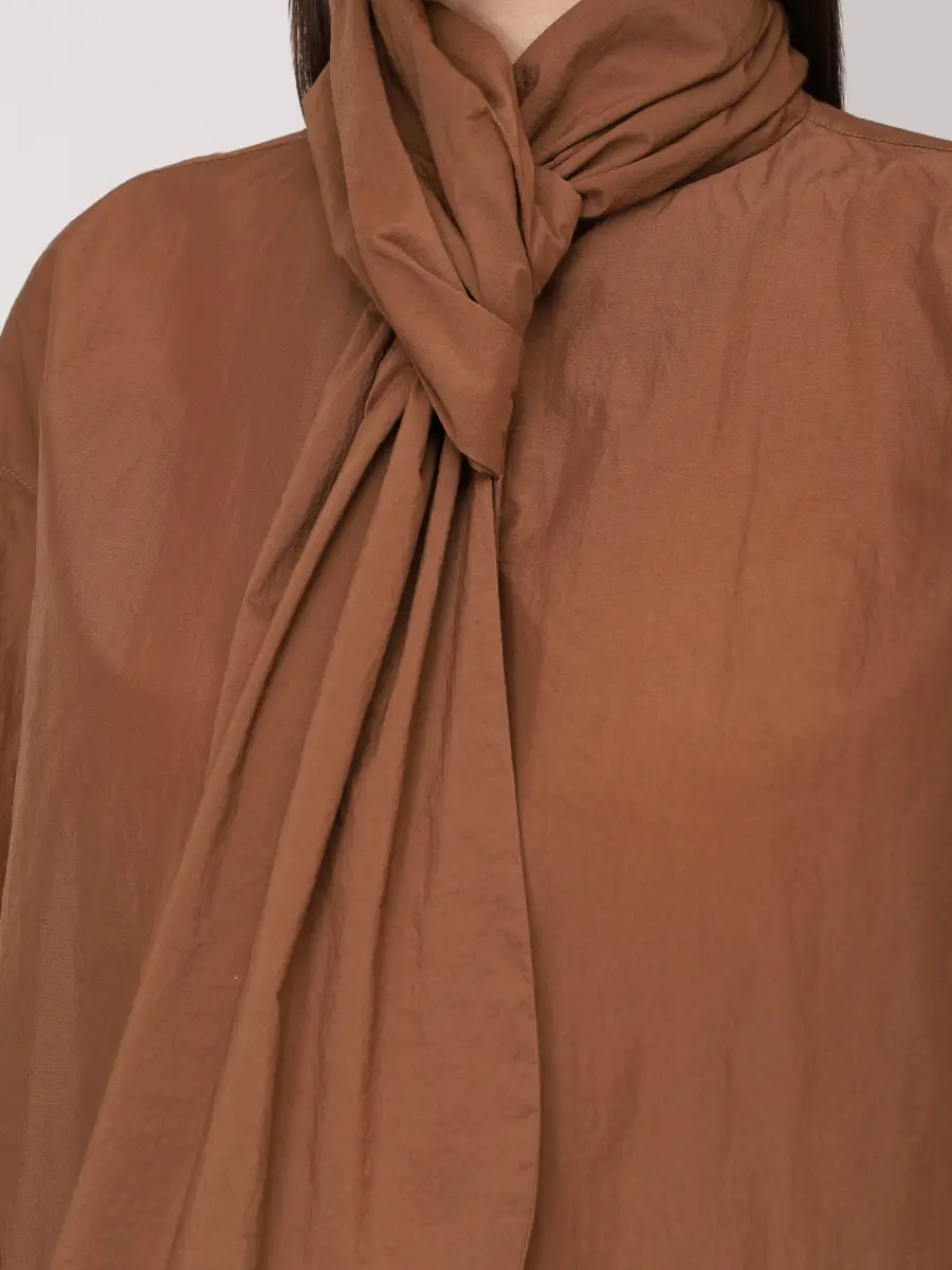 Блуза однотонная