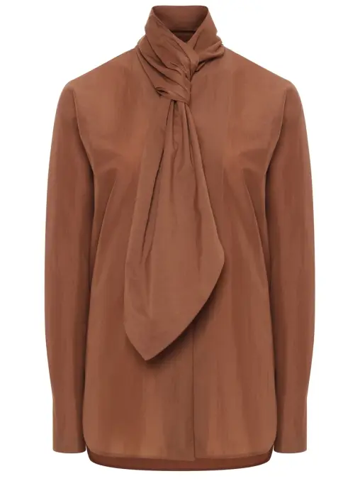 Блуза однотонная ALBERTA FERRETTI