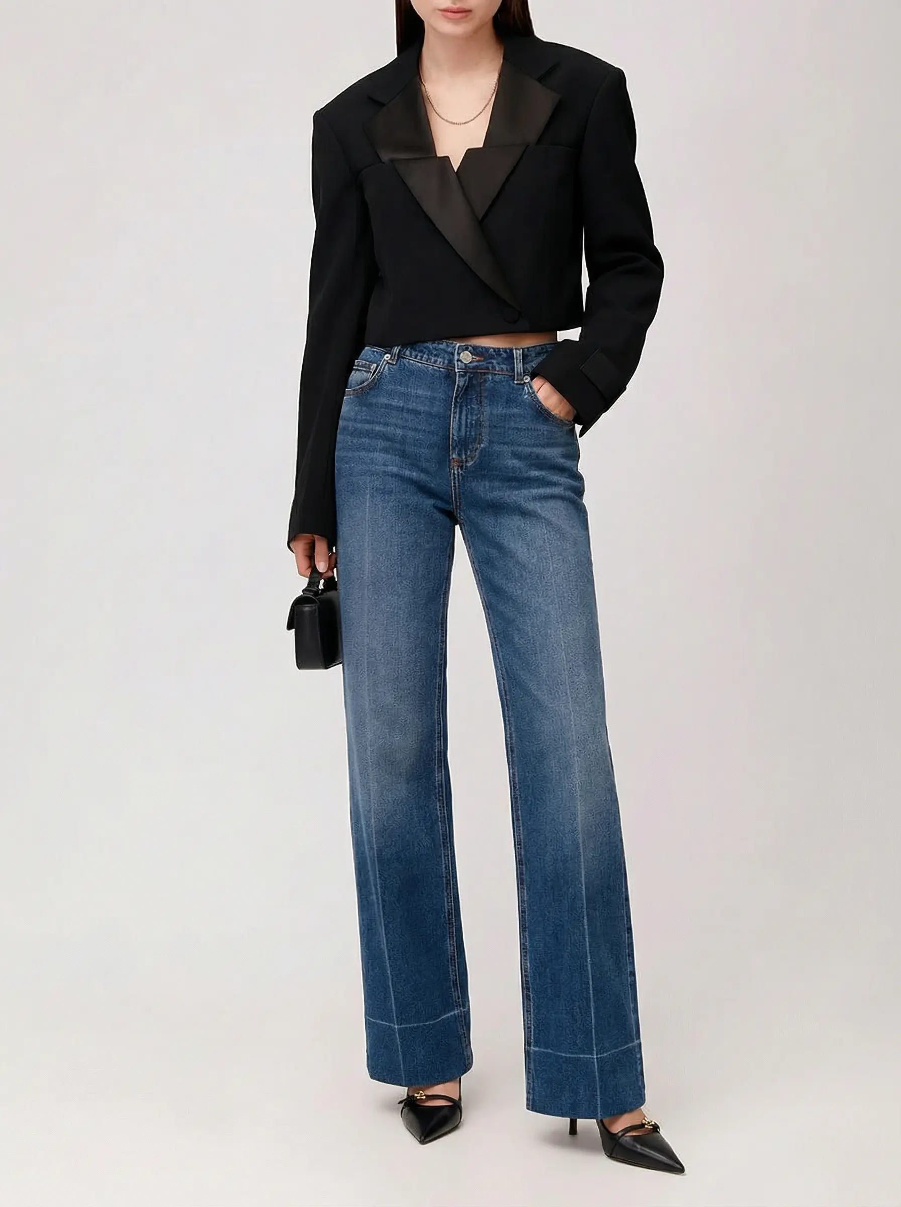 Джинсы хлопковые