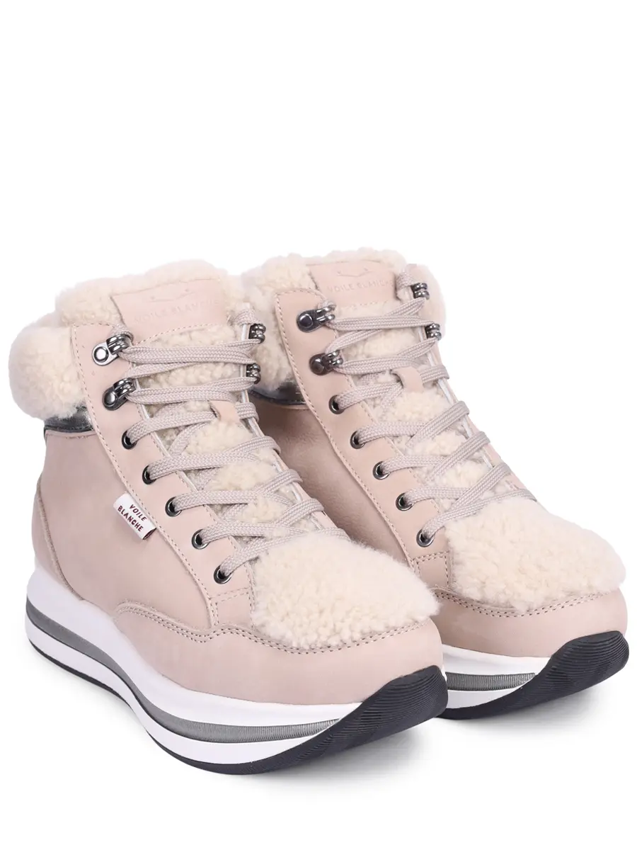 Ботинки из нубука на меху