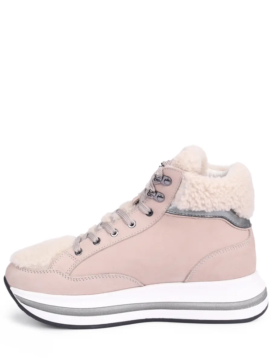 Ботинки из нубука на меху