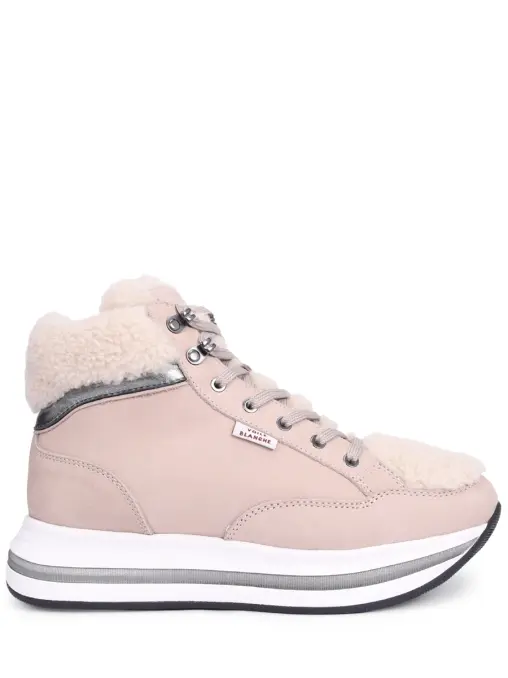 Ботинки из нубука на меху VOILE BLANCHE