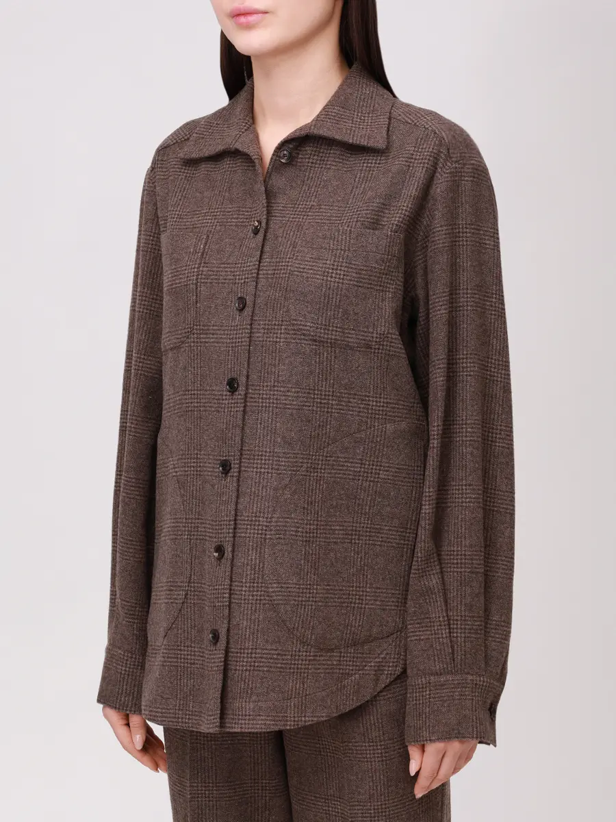 Рубашка шерстяная