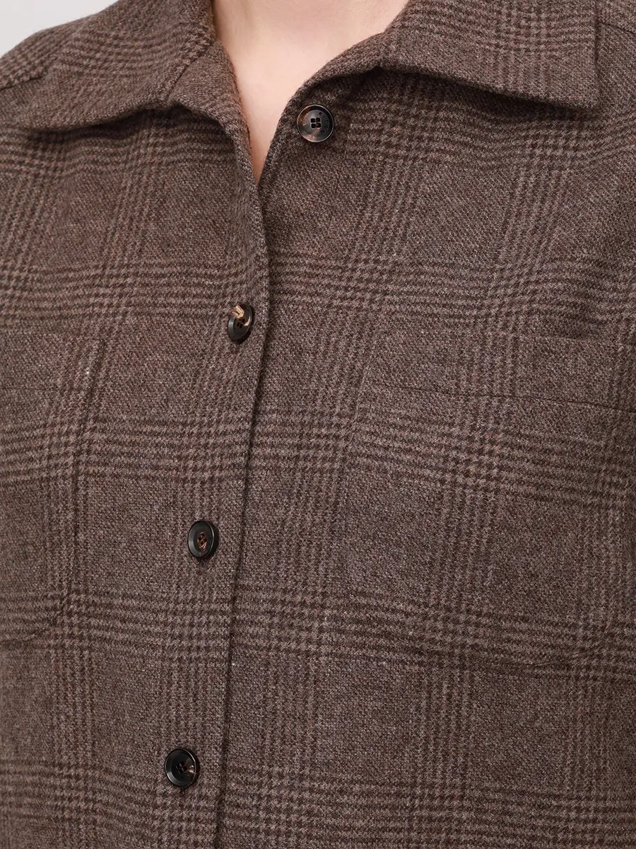 Рубашка шерстяная