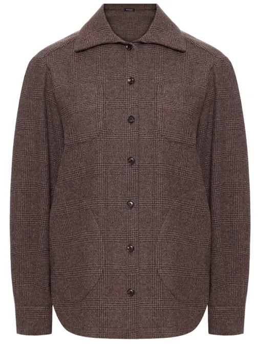 Рубашка шерстяная KITON