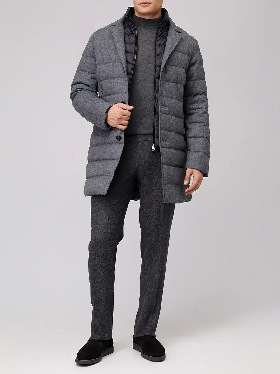 Пуховик стеганый