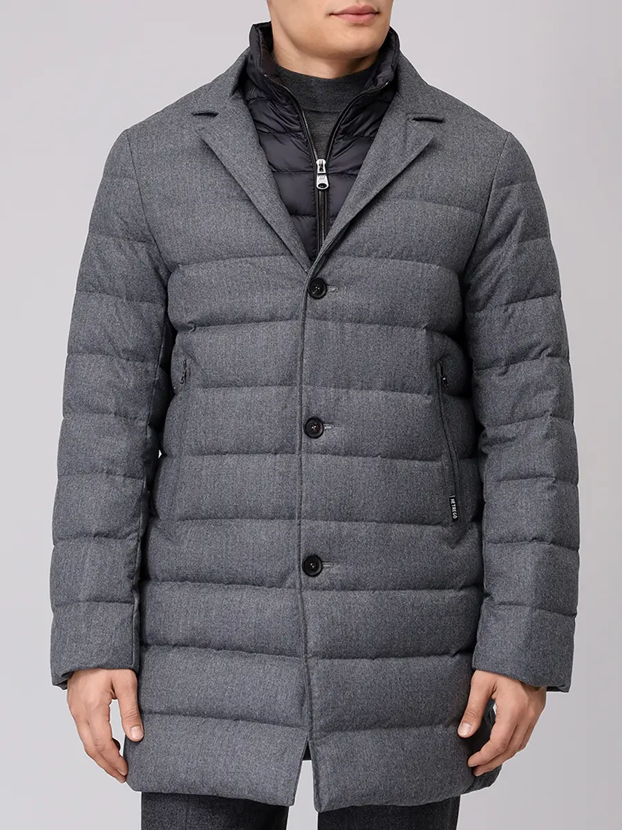 Пуховик стеганый