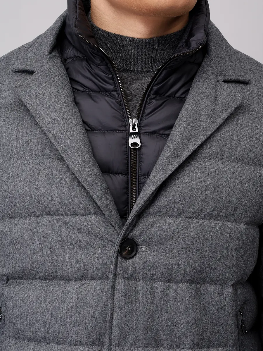 Пуховик стеганый