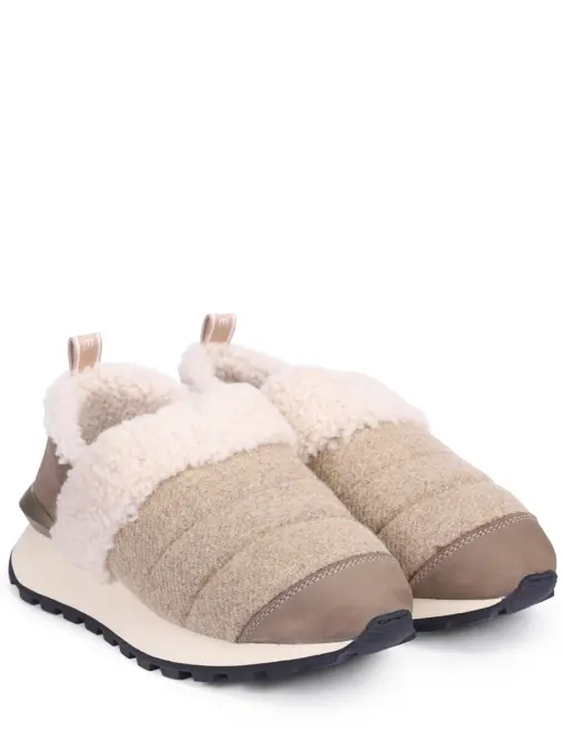 Слипоны на меху VOILE BLANCHE