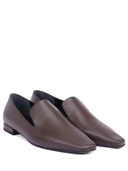 Лоферы кожаные Carole LOULOU DE SAISON