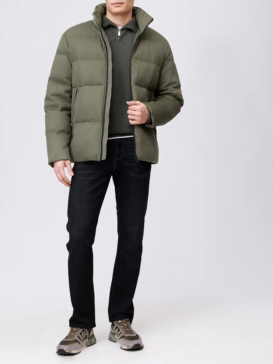 Пуховик стеганый