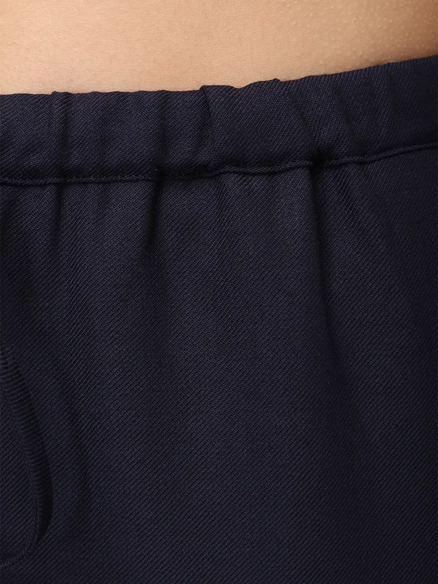 Брюки однотонные