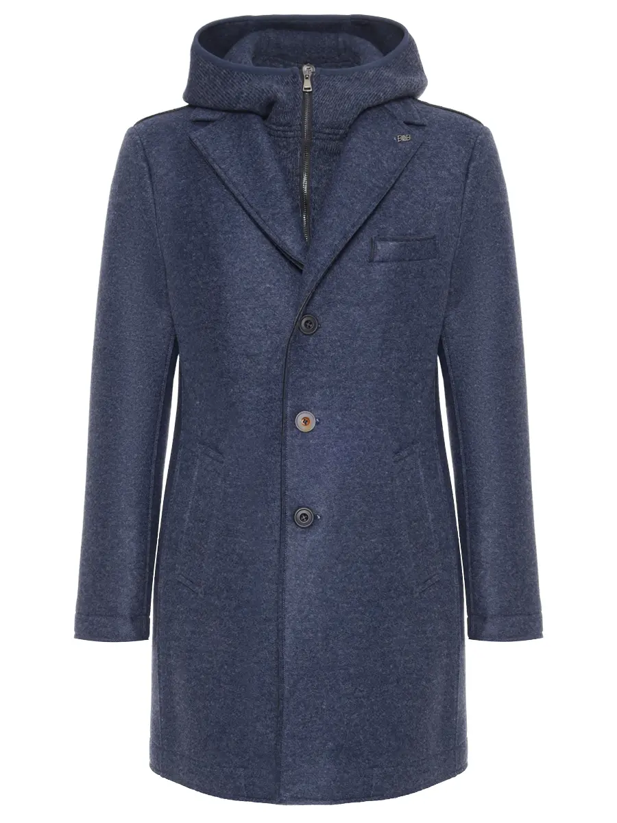 Пальто однотонное